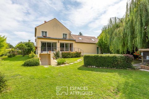 Maison familiale en bord de Seine