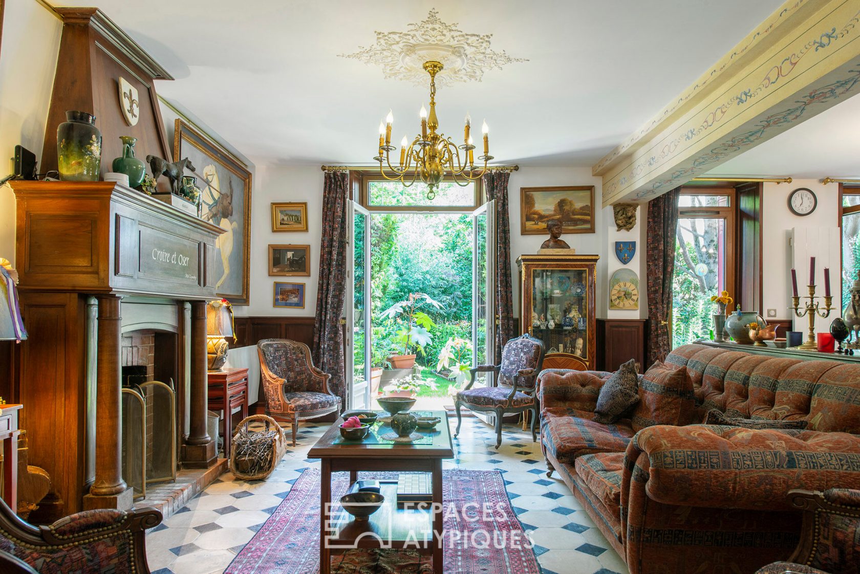 Charmante maison de ville avec jardin au bord du Loing