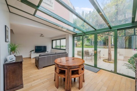 Renovated town house with terrace and garden