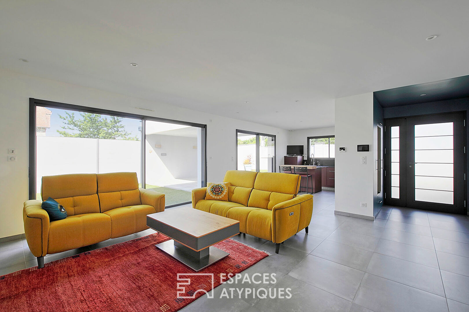Maison contemporaine de plain-pied