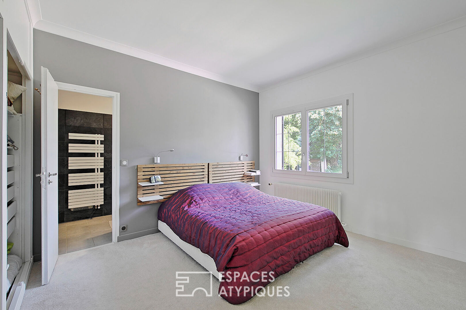 Maison de plain pied avec deux studios indépendants et jardin