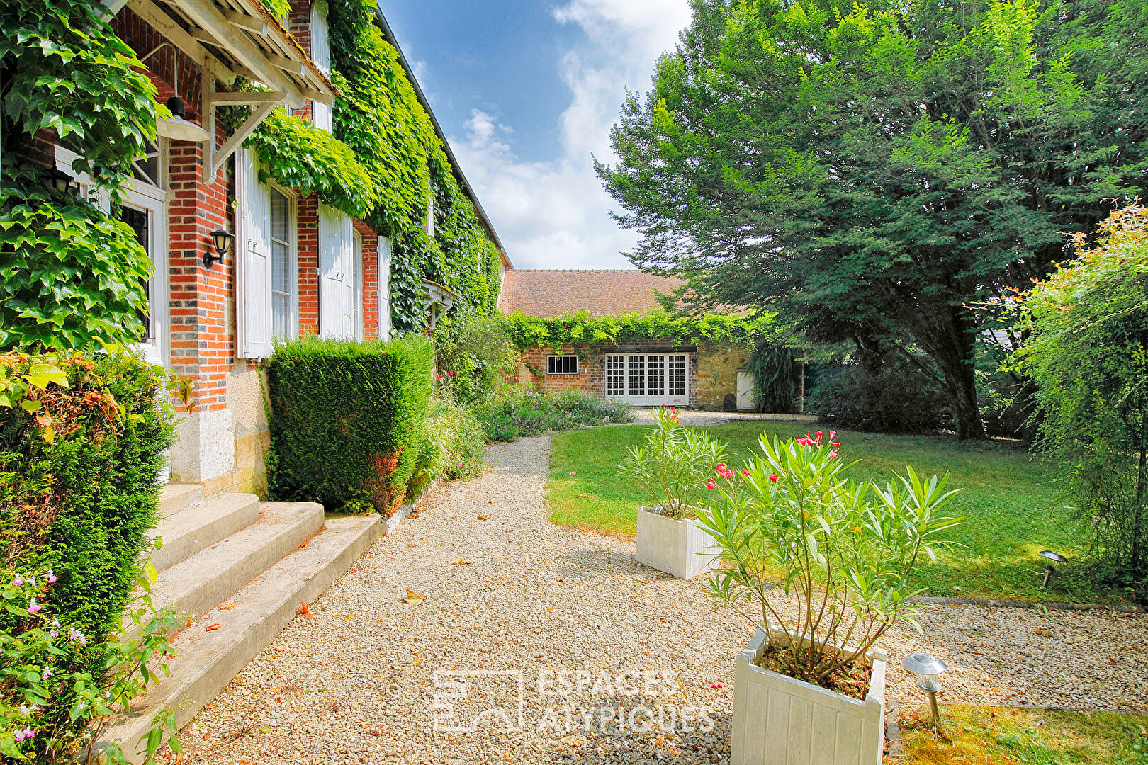 Character house with outbuildings and garden
