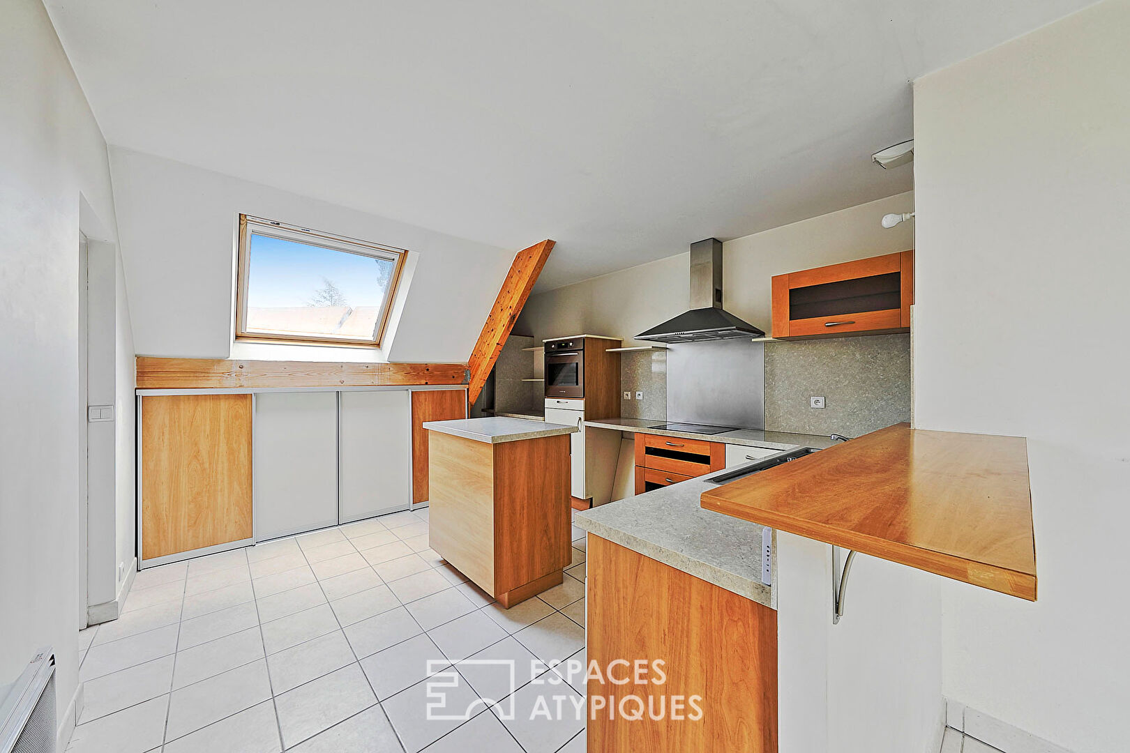 Duplex apartment with terrace and balcony in the city center