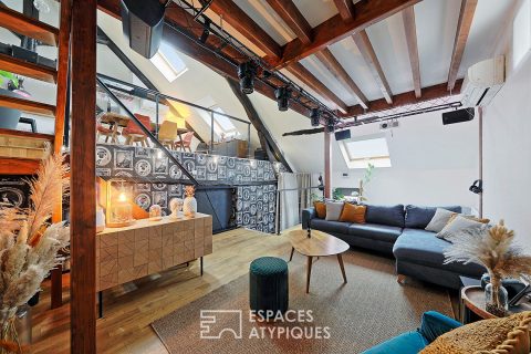 Duplex atypique rénové en coeur de ville