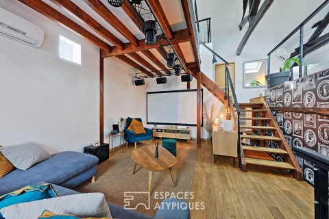 Duplex atypique rénové en coeur de ville
