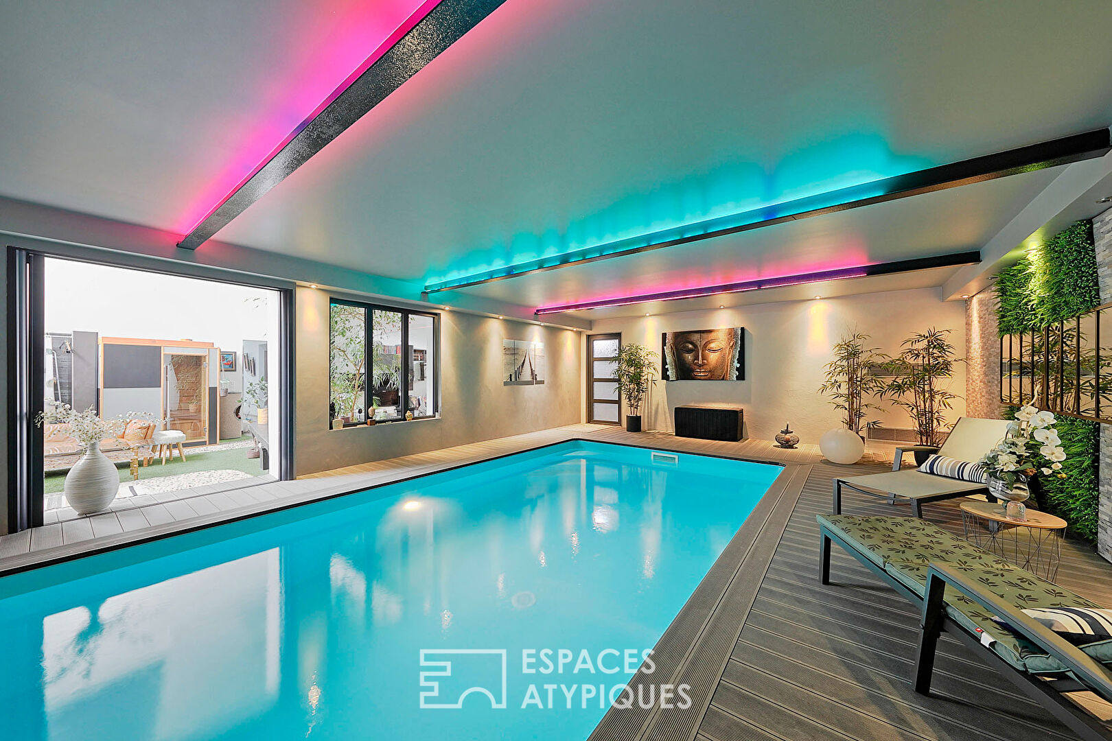 Loft familial avec piscine  et appartement individuel