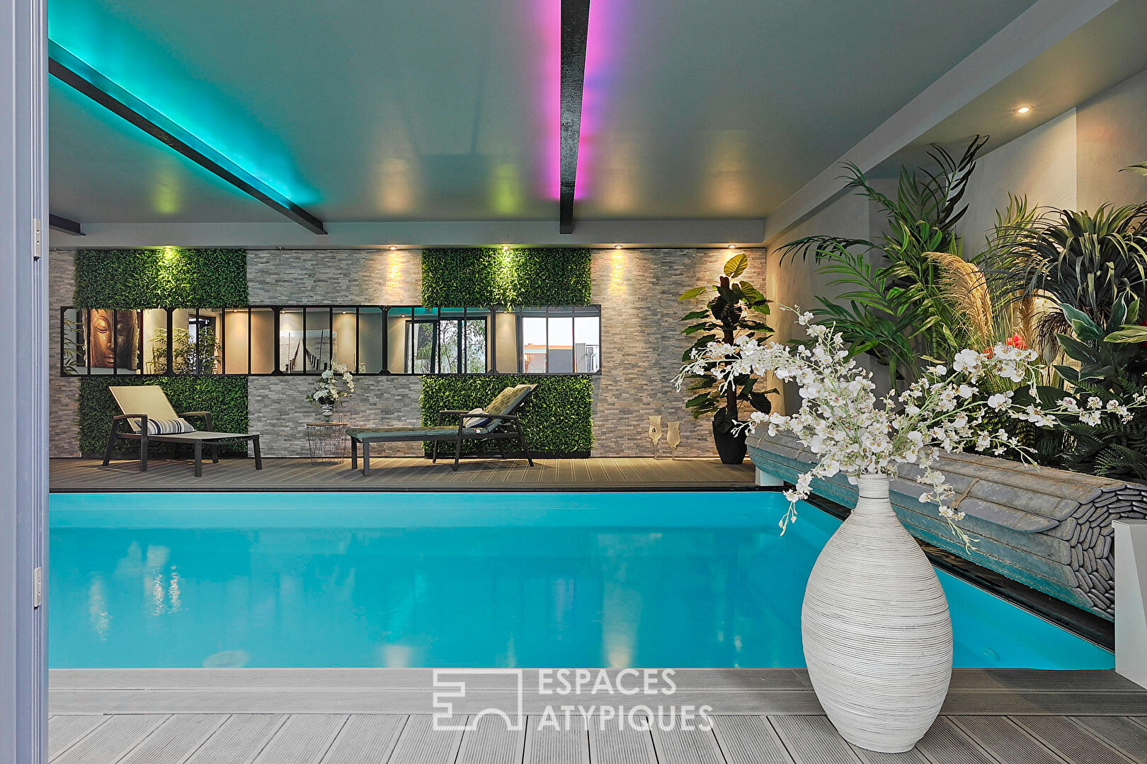 Loft familial avec piscine  et appartement individuel