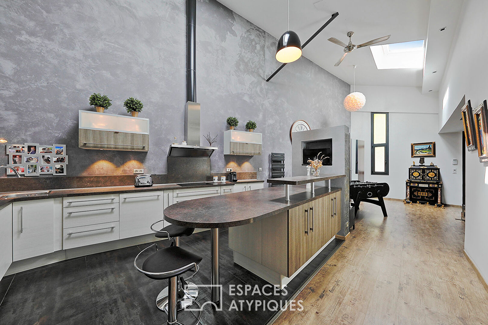 Loft familial avec piscine  et appartement individuel