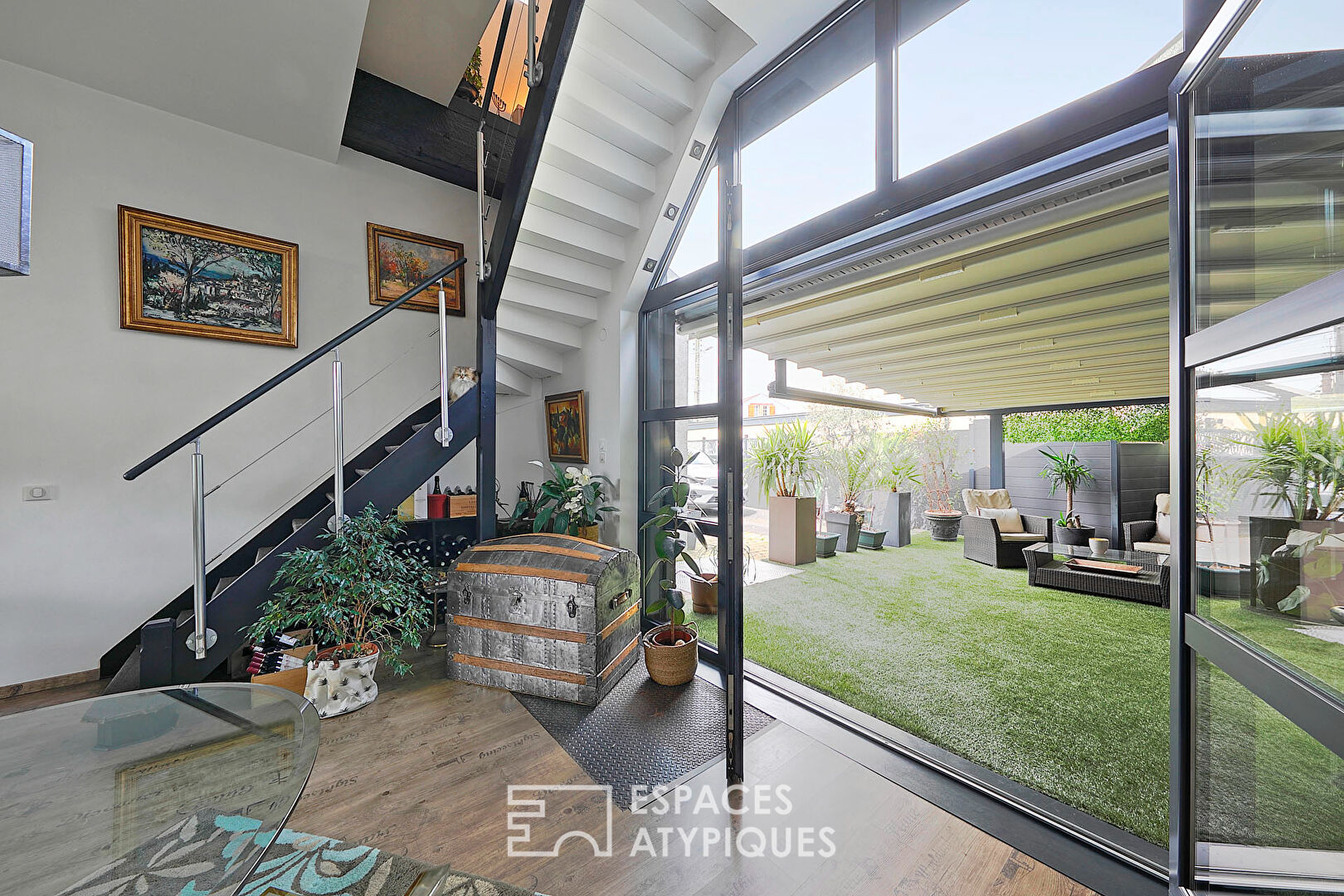 Loft familial avec piscine  et appartement individuel