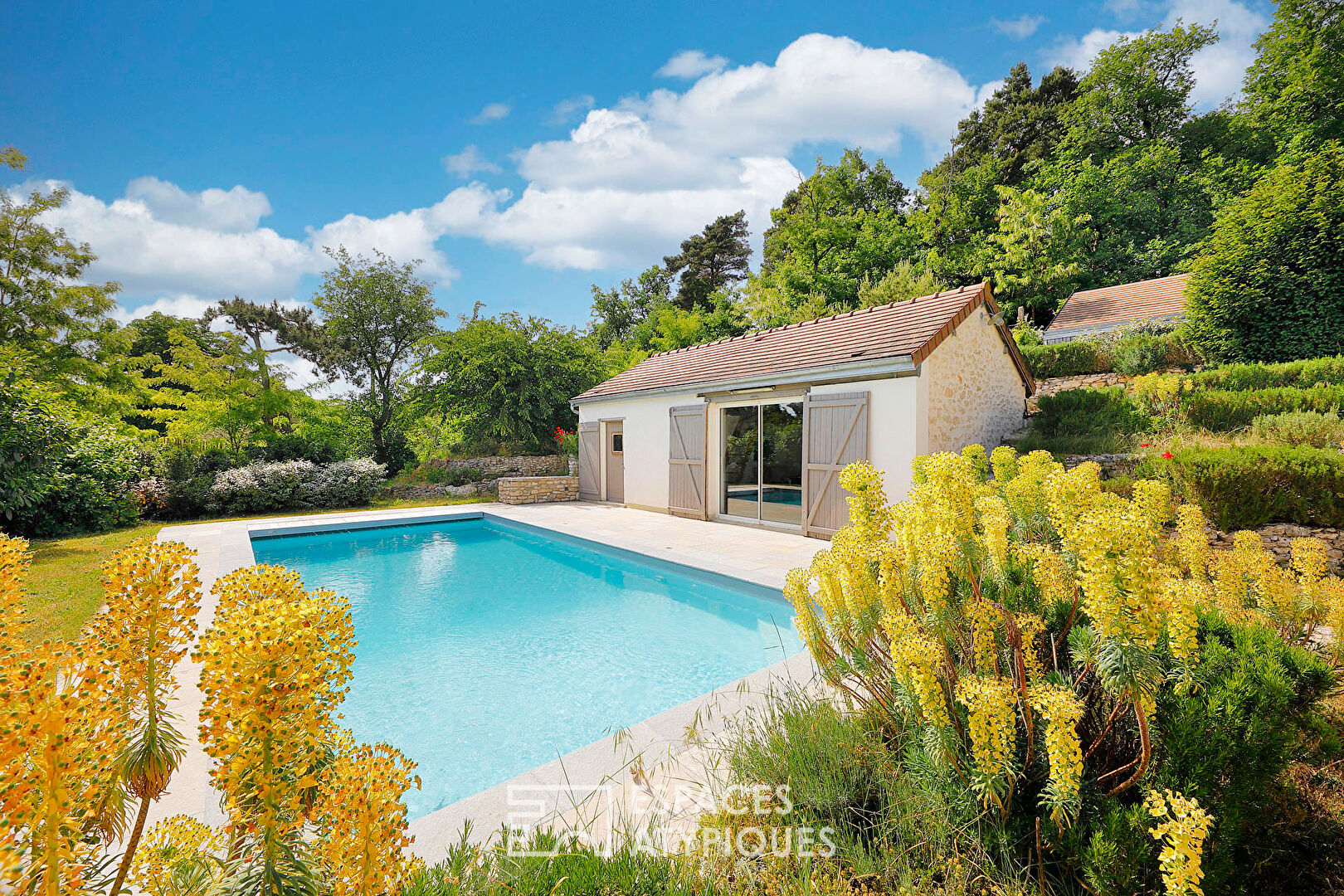 Maison de charme avec piscine en lisière de forêt