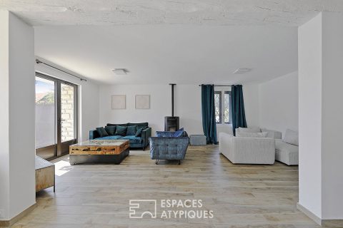 Renovated stone house with garden and courtyard