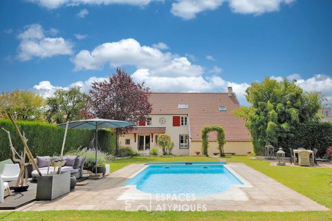 Maison familiale avec studio indépendant et piscine