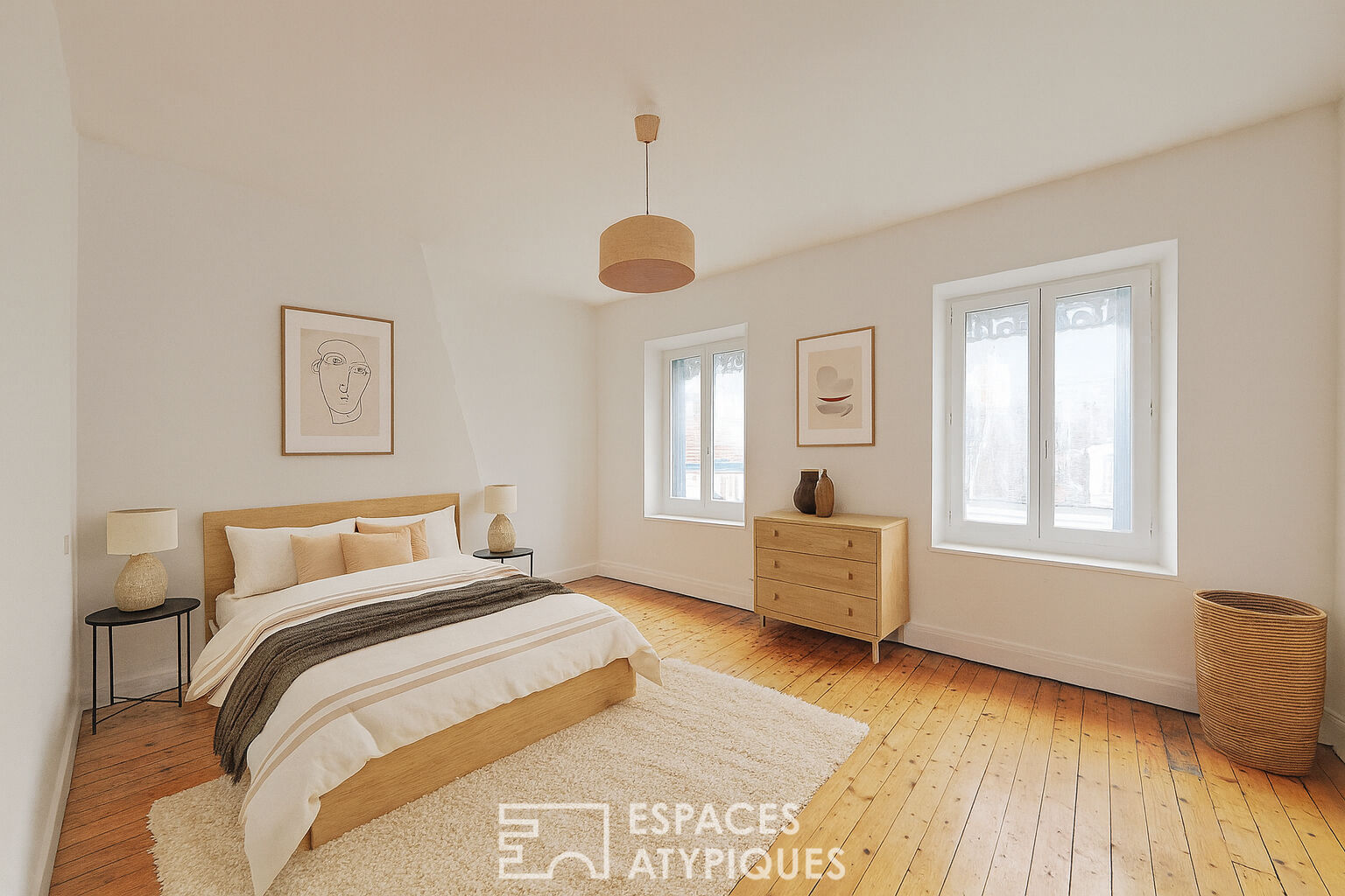 Duplex apartment to renovate with shared park
