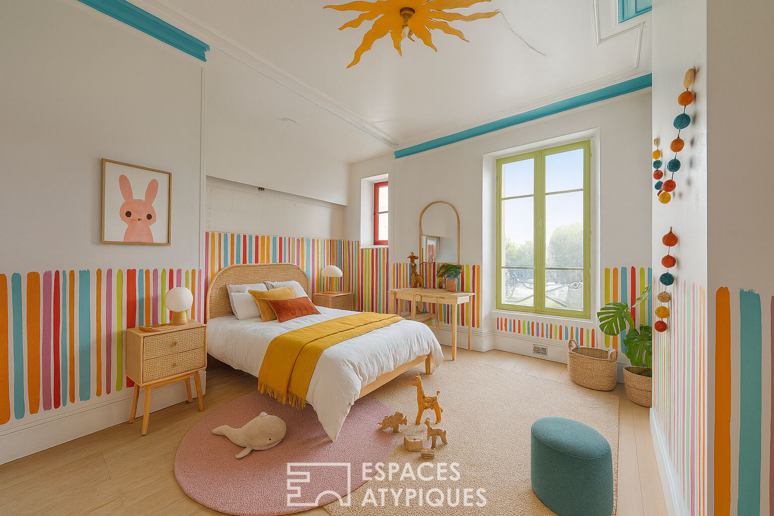 Duplex apartment to renovate with shared park