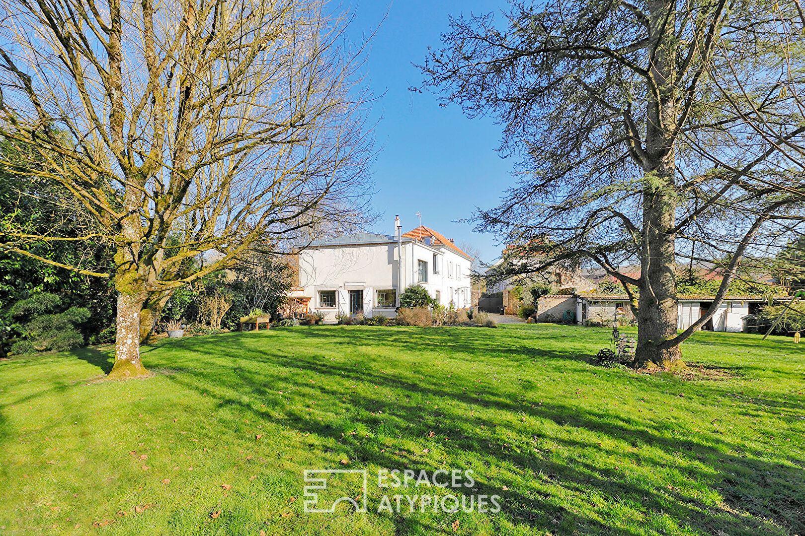Authentic 18th century flour mill with landscaped enclosed garden