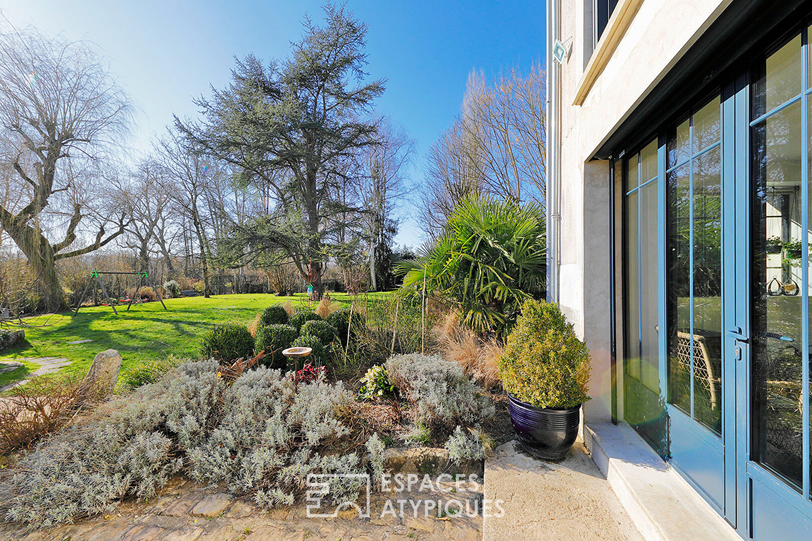 Authentic 18th century flour mill with landscaped enclosed garden