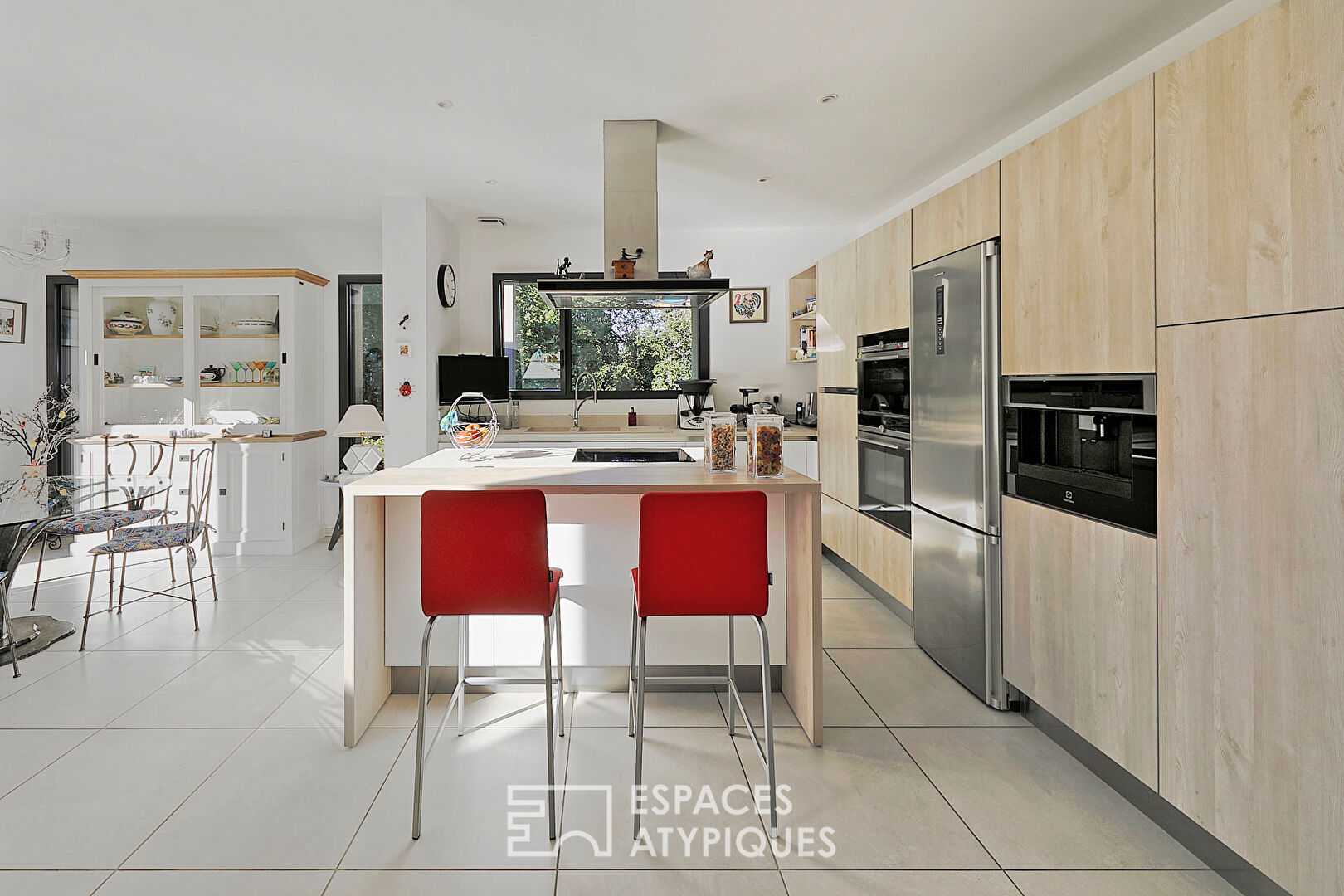 Maison d’architecte avec jardin