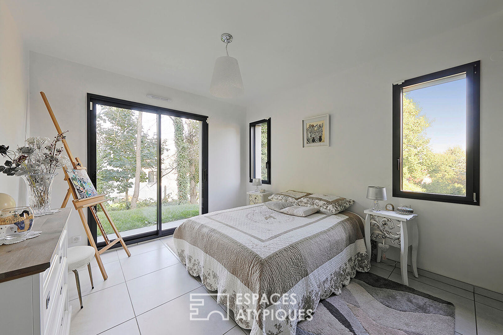 Maison d’architecte avec jardin