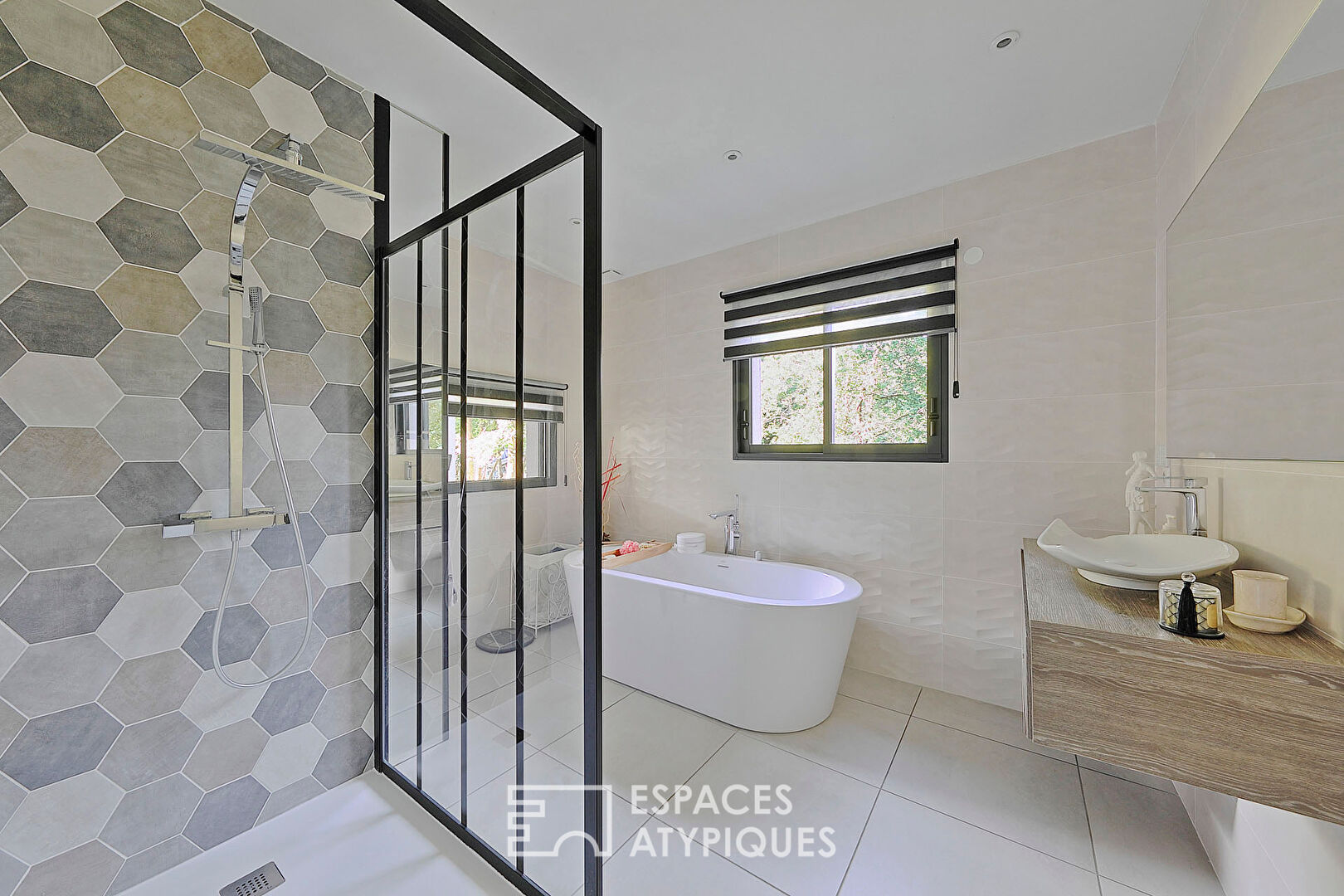 Maison d’architecte avec jardin