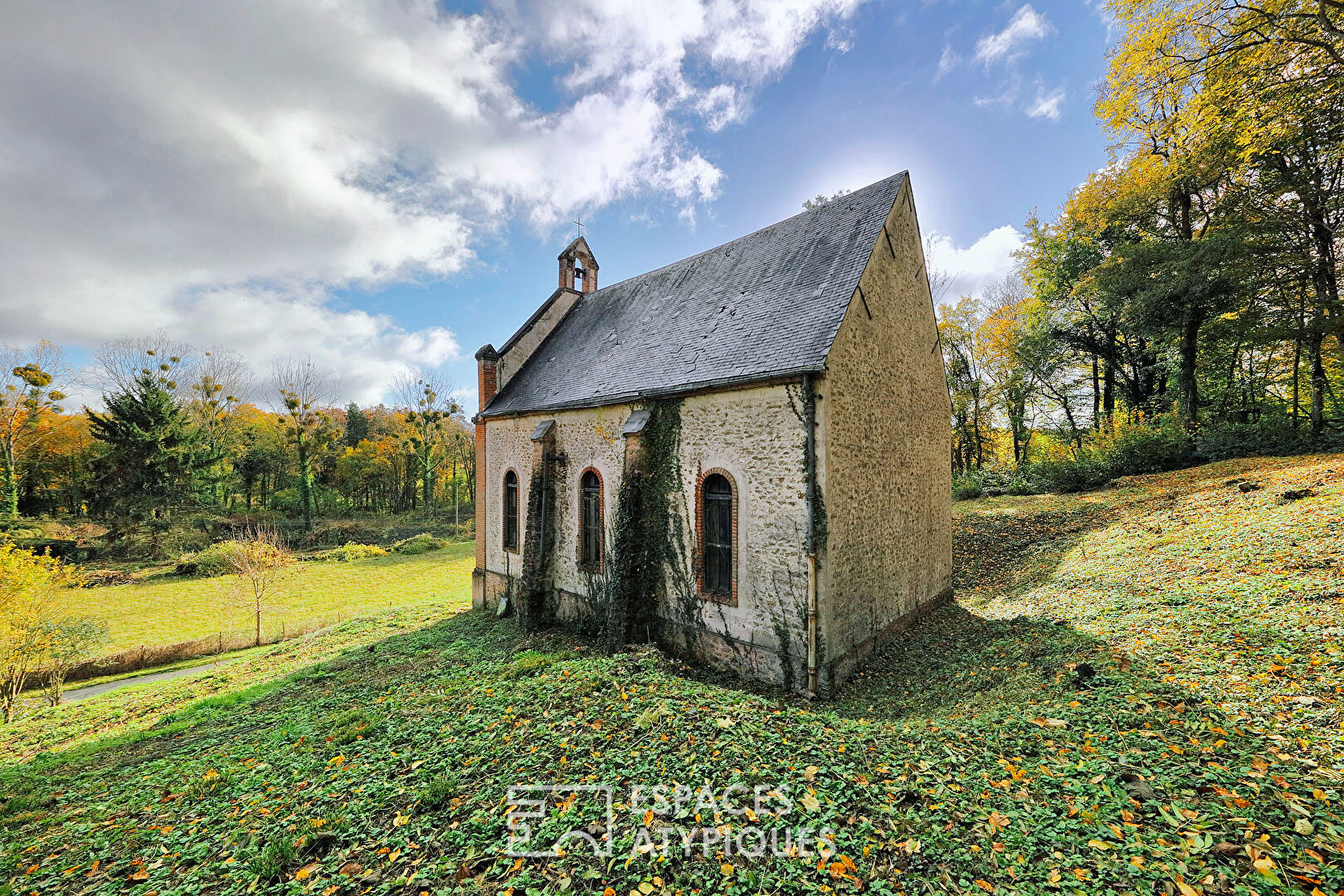 Une ancienne chapelle du XIX siècle à réinventer, au coeur de la vallée du Morin