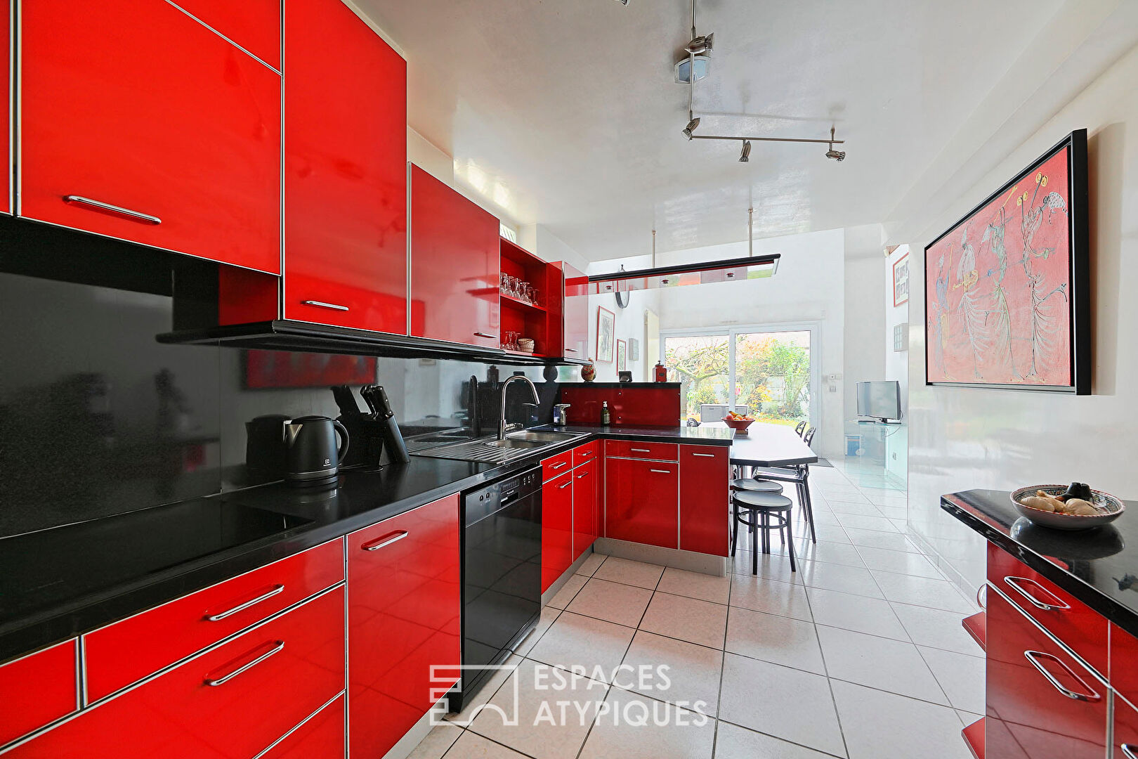 Maison d’architecte et son jardin paysager en centre ville