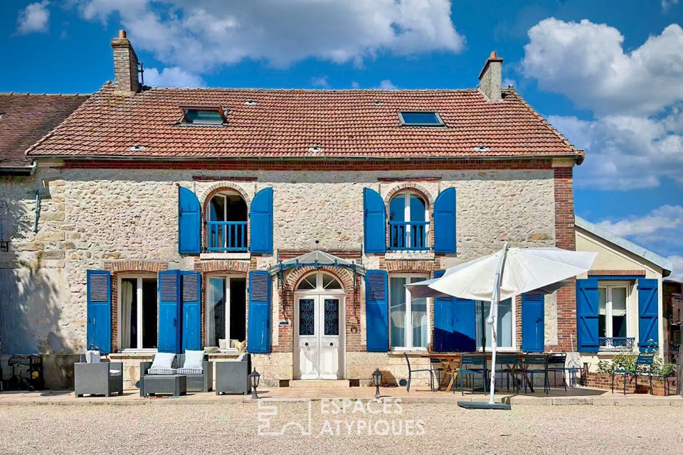 Maison briarde authentique rénovée avec goût