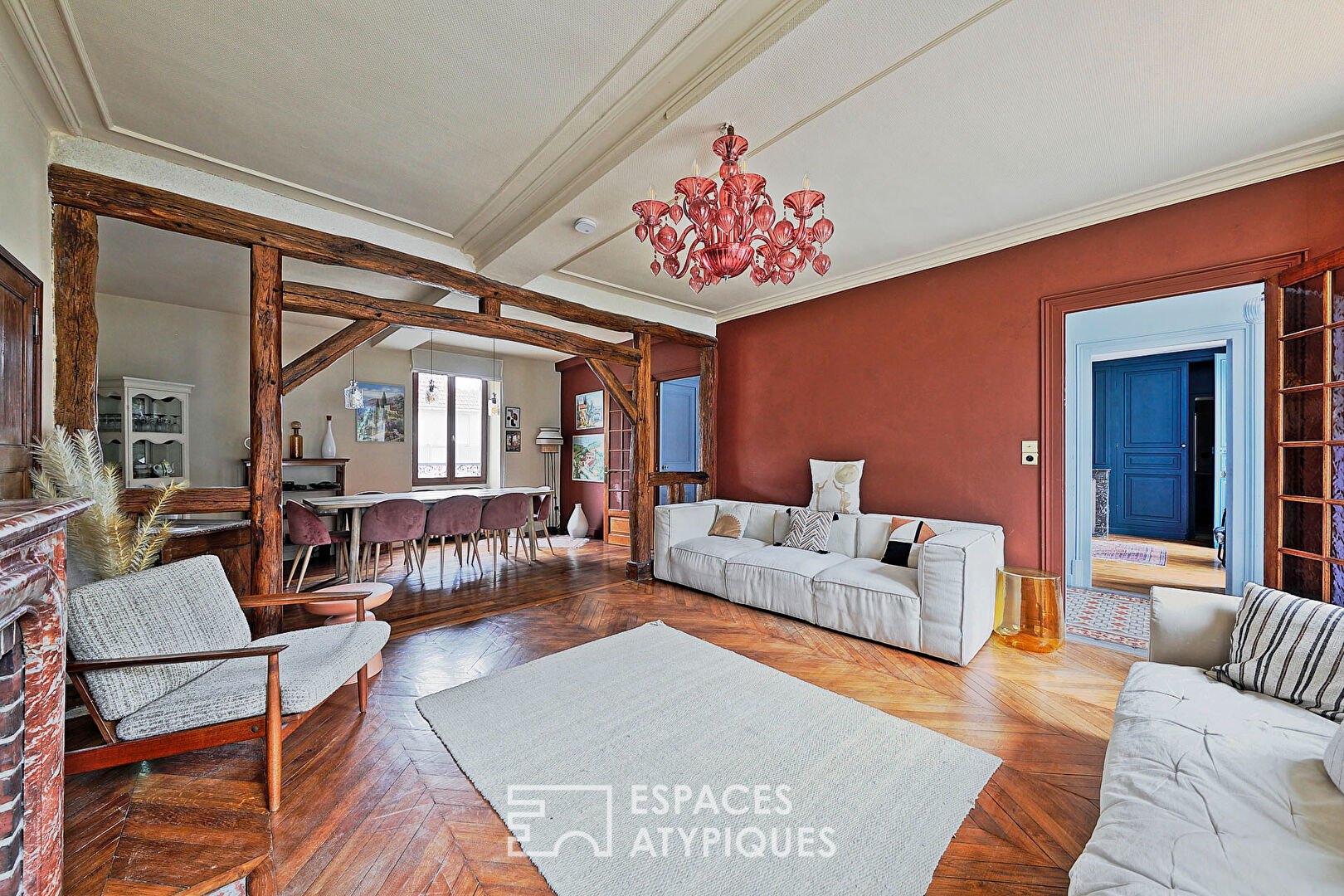 Maison briarde authentique rénovée avec goût