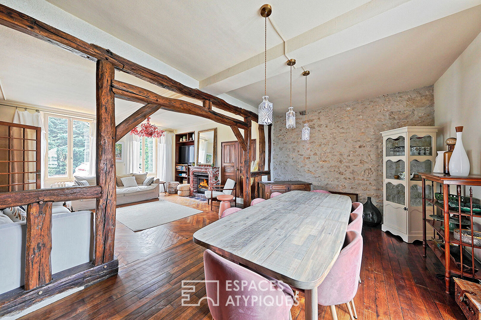 Maison briarde authentique rénovée avec goût