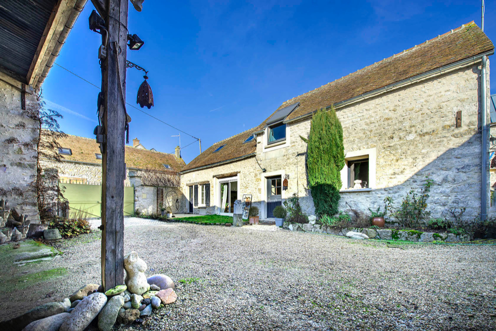 Renovated longhouse with outbuildings
