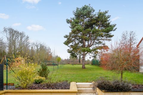 Maison contemporaine avec jardin