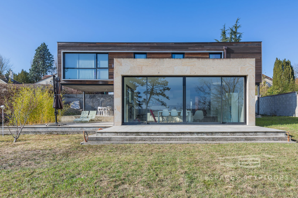 Maison d’architecte avec vue sur la vallée de la seine