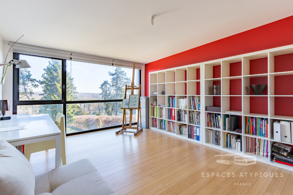 Maison d’architecte avec vue sur la vallée de la seine