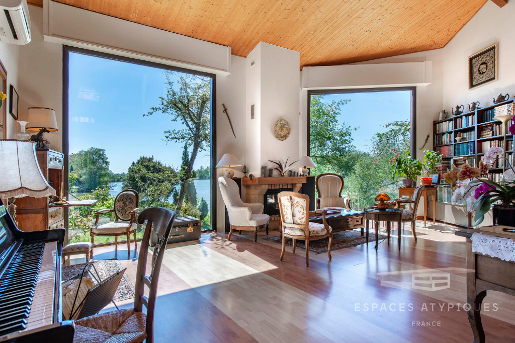 Two houses with stunning views of a lake