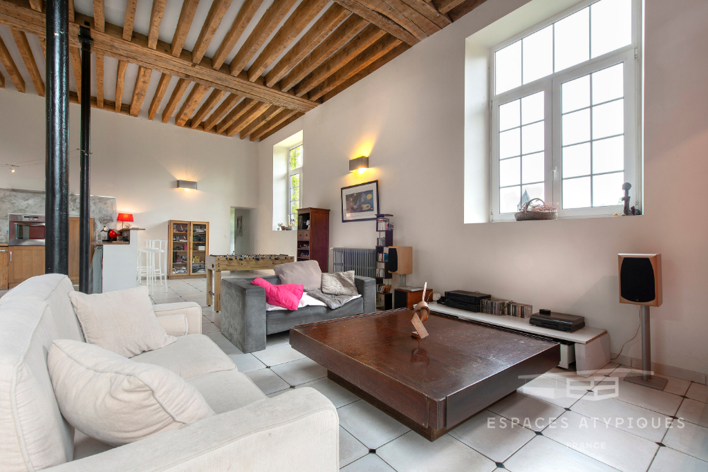 Old school renovated loft style