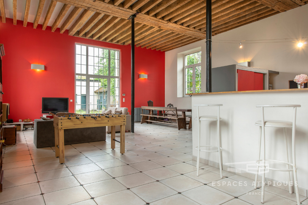 Old school renovated loft style