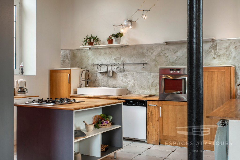 Old school renovated loft style