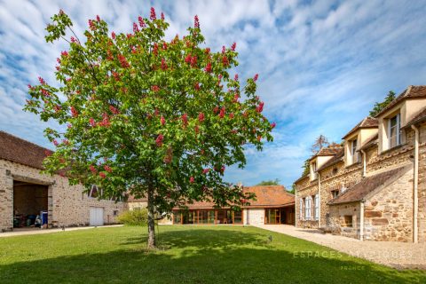 Renovated property with pool, outbuildings and parks