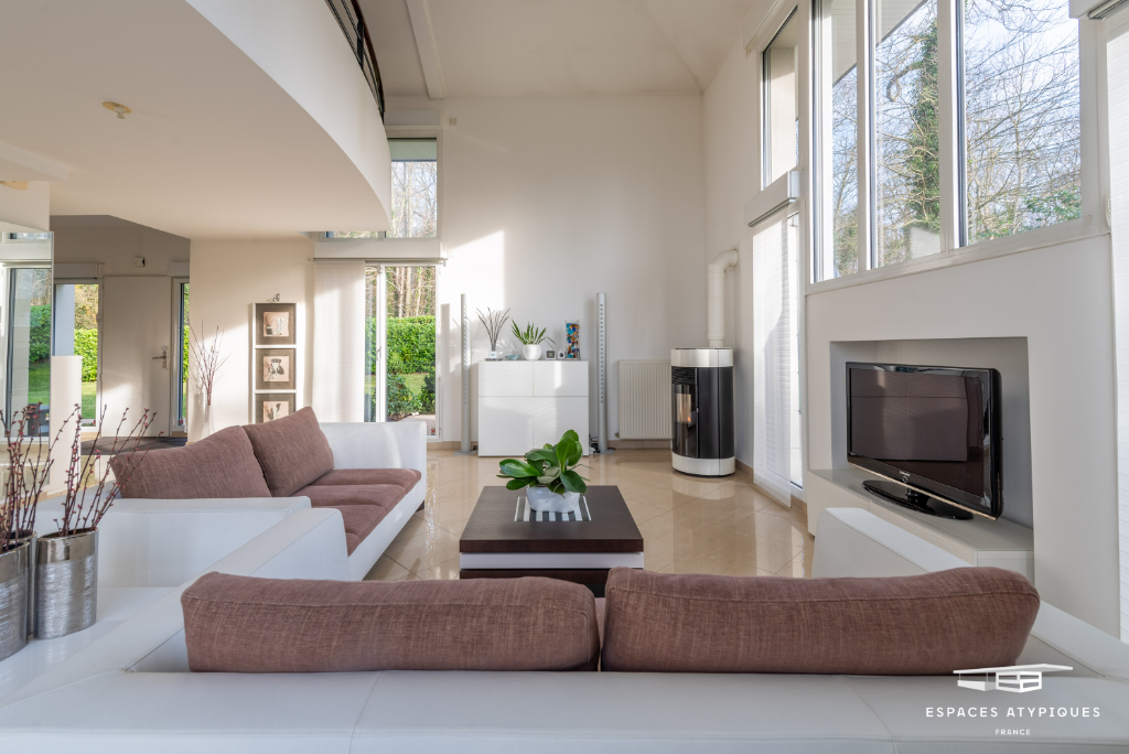 Maison d’architecte avec jardin