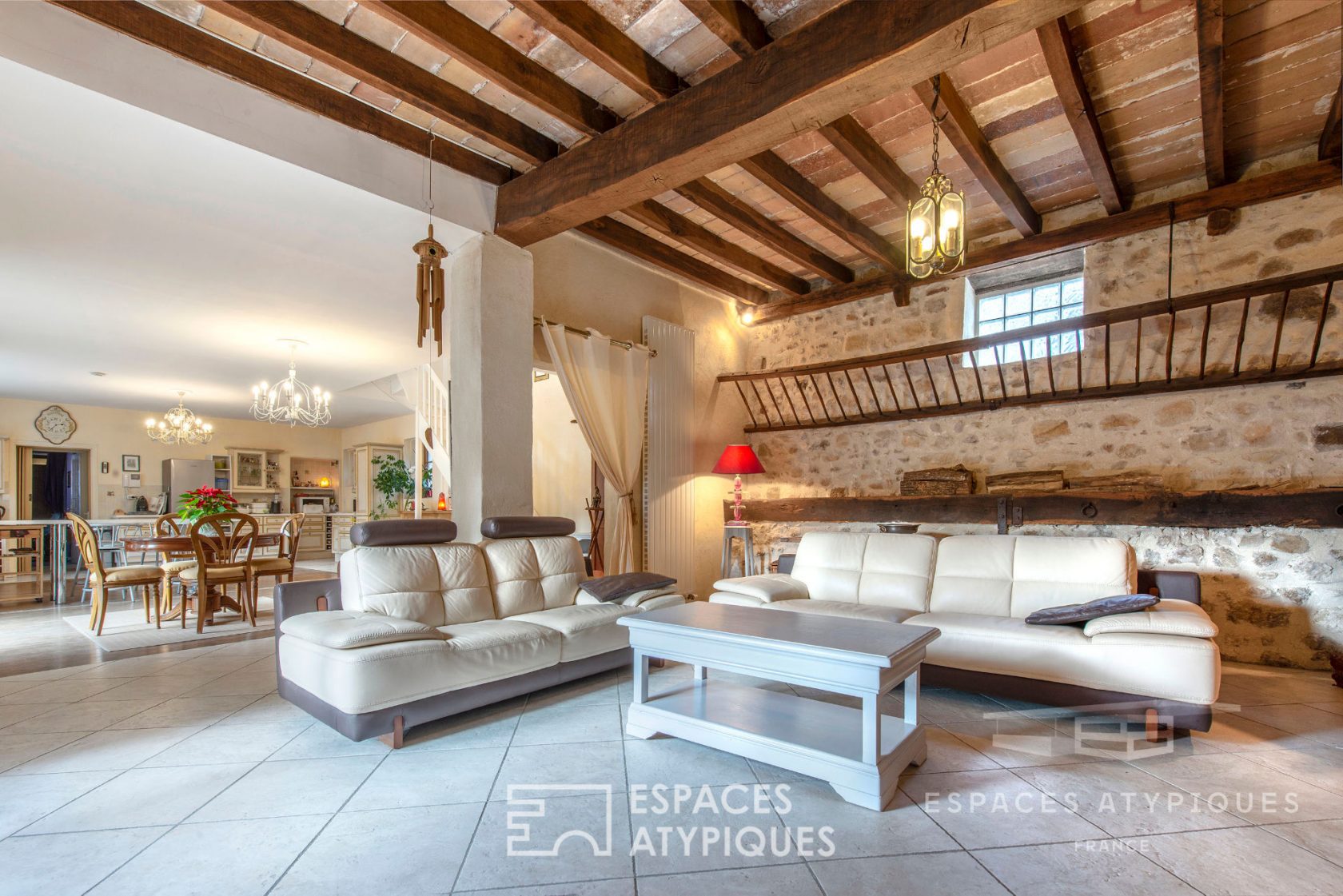 Renovated farmhouse with outbuildings