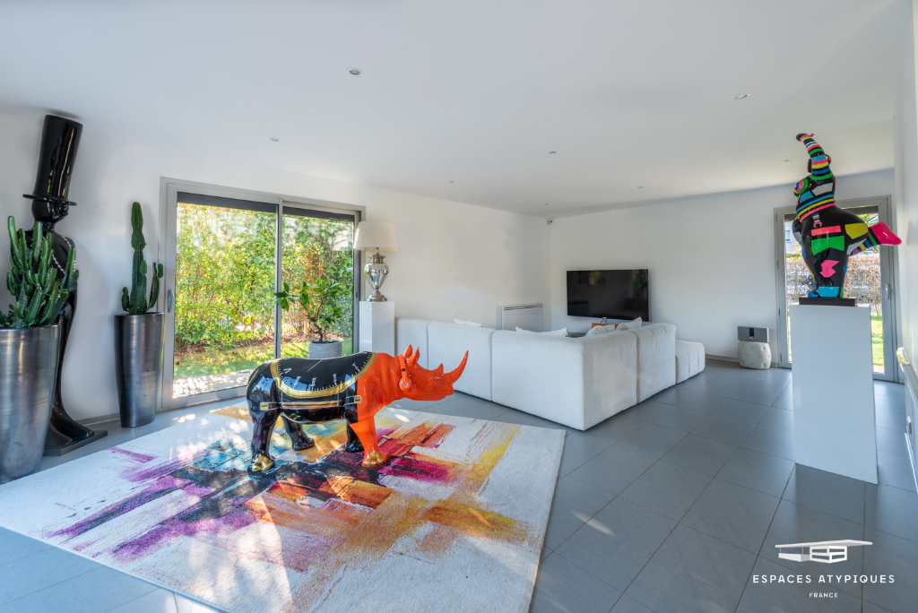 Maison d’architecte avec piscine