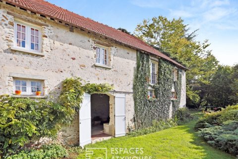 longère à la campagne avec jardin