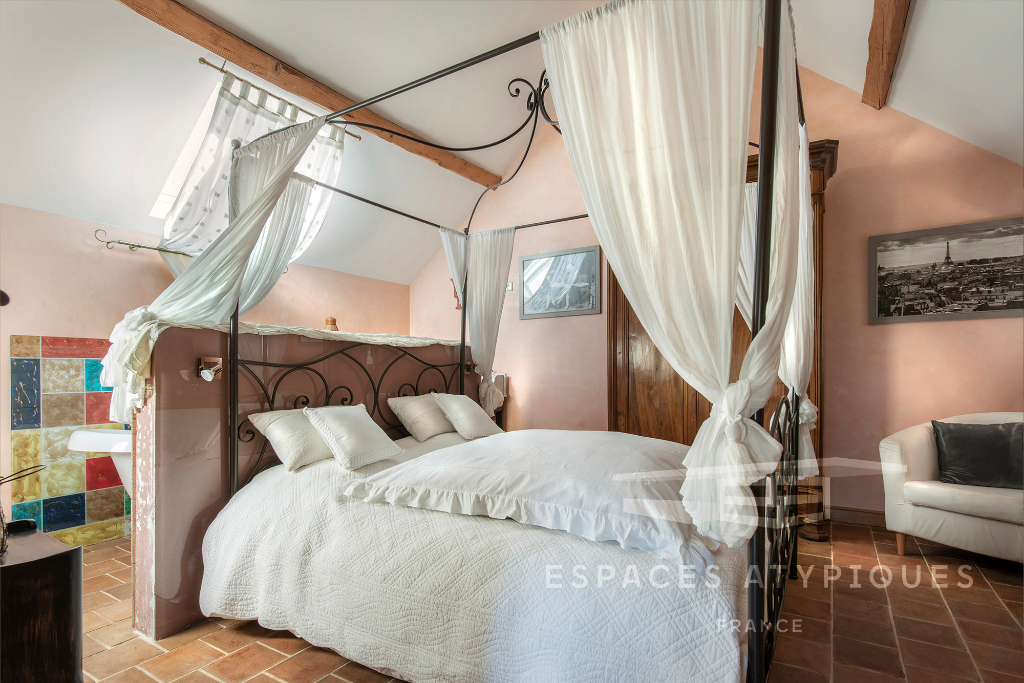 Farmhouse renovated country style “chic” with outbuildings.