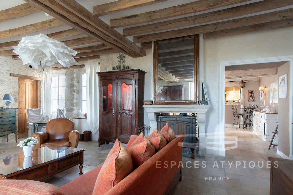 Farmhouse renovated country style “chic” with outbuildings.