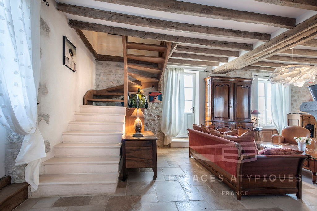 Farmhouse renovated country style “chic” with outbuildings.