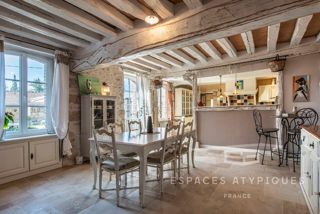Farmhouse renovated country style “chic” with outbuildings.