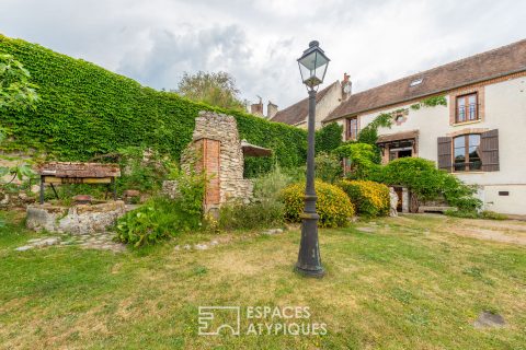 Country house with garden and outbuildings