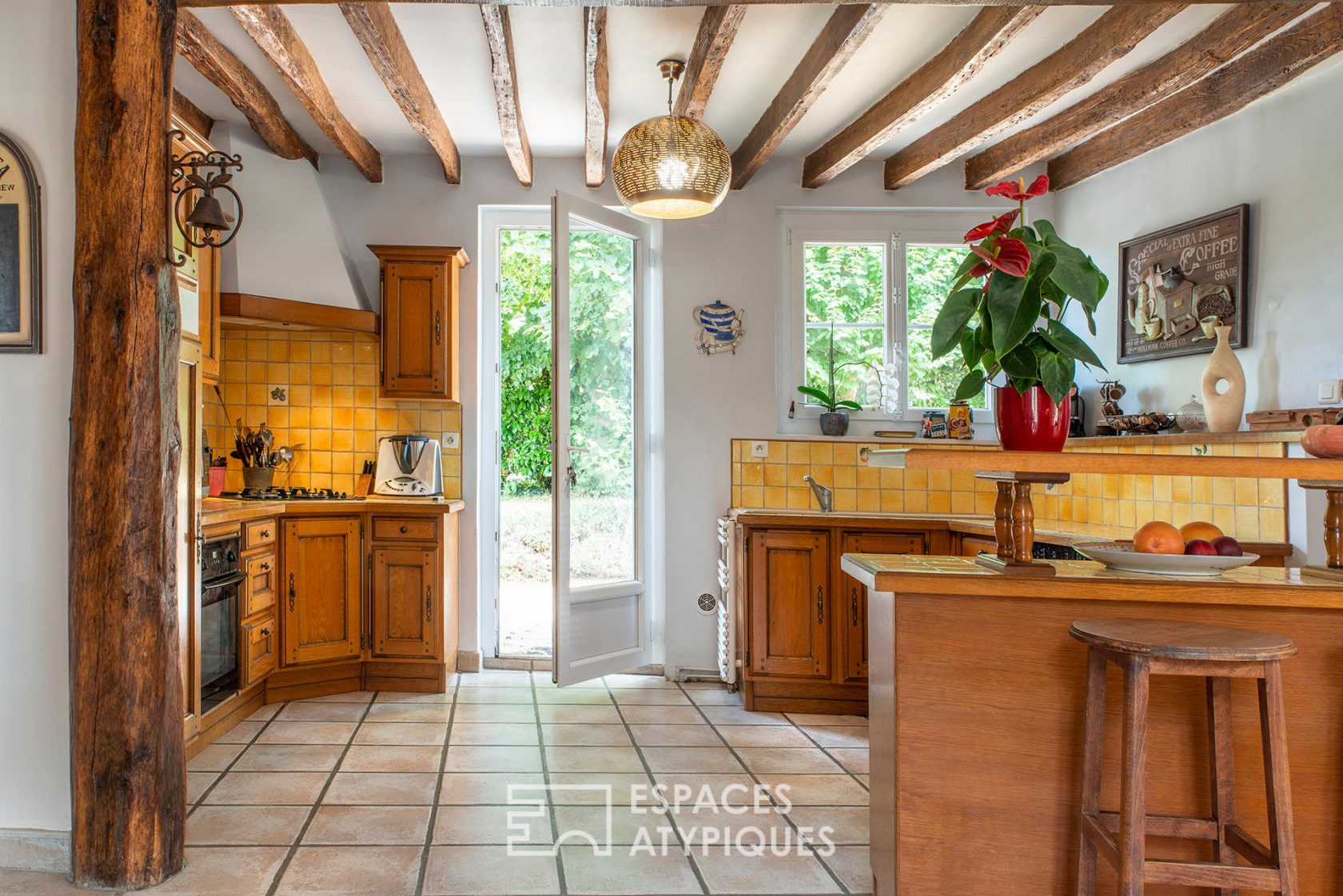 Authentic stone house with garden and outbuilding
