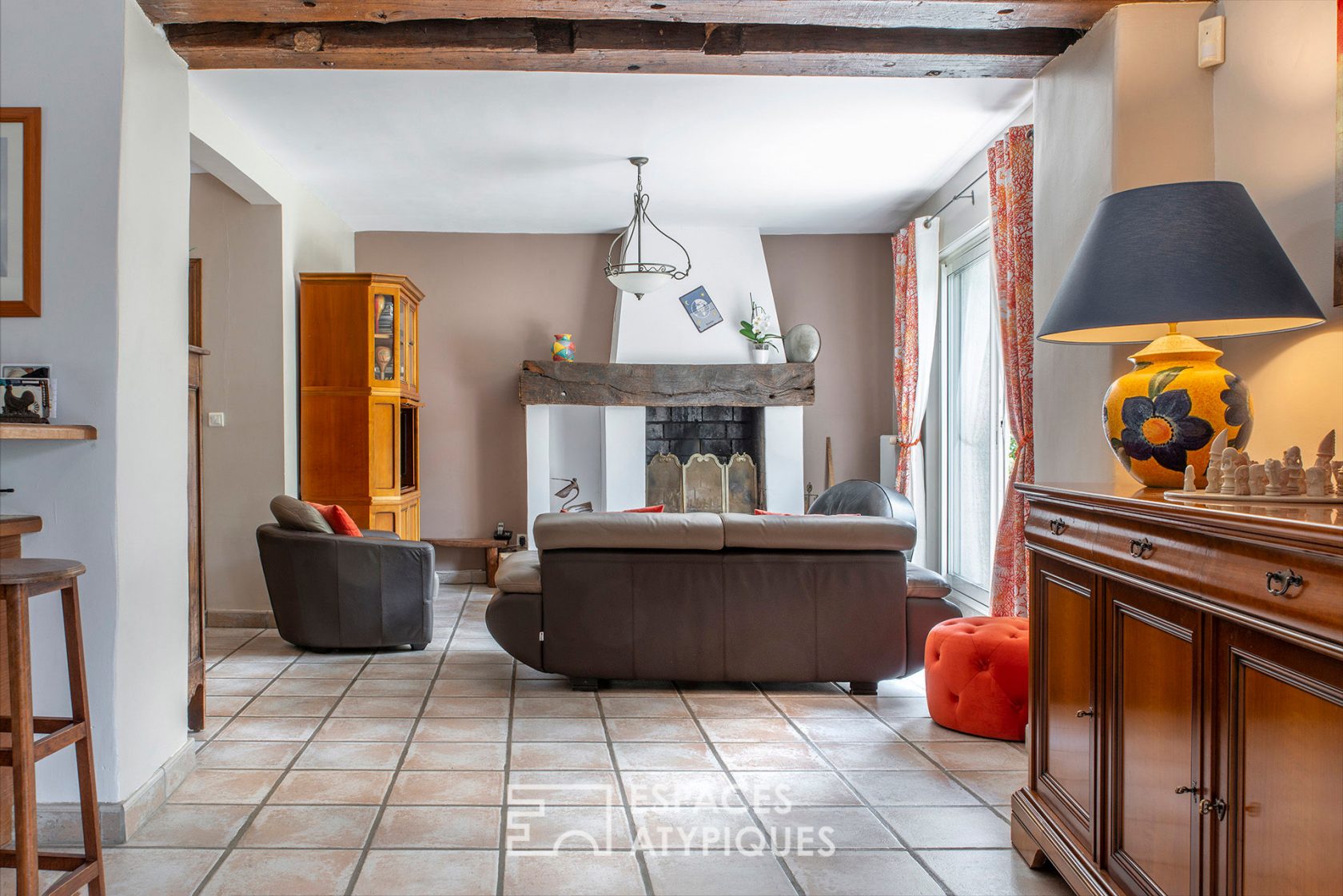 Authentic stone house with garden and outbuilding