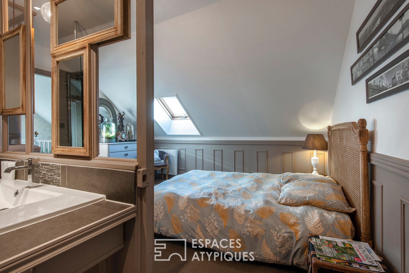 Charming renovated farmhouse with outbuildings and bucolic garden