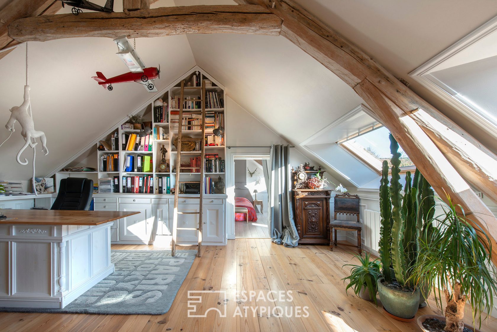 Charming renovated farmhouse with outbuildings and bucolic garden